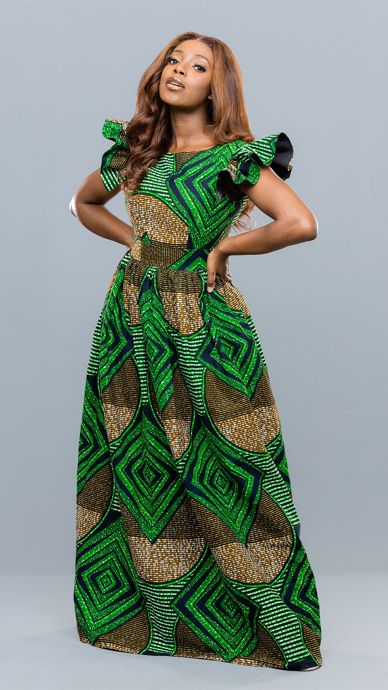 slim fit dress slacks The Lusaka Dress: Embrace Elegance, Celebrate Africa – Haute Afrika