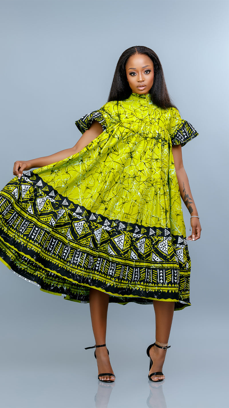 Tunis Dress - Green
