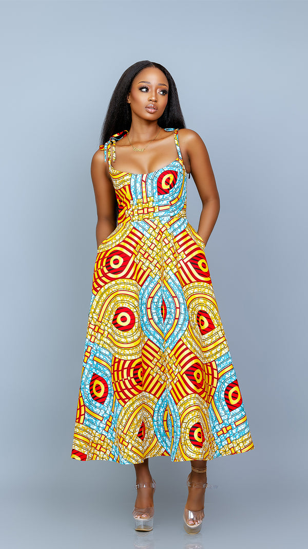 Douala Dress - Yellow