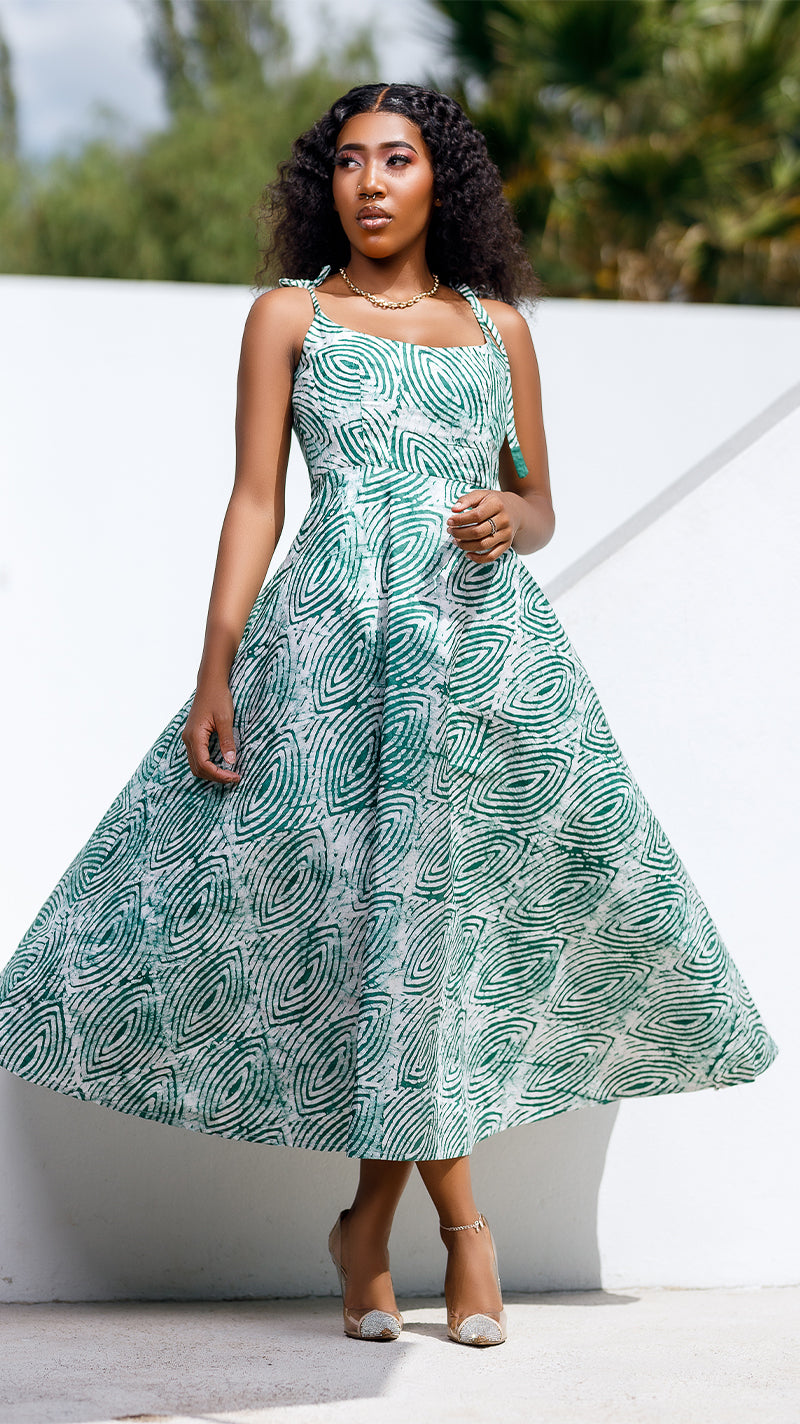 Douala Dress - Light Green