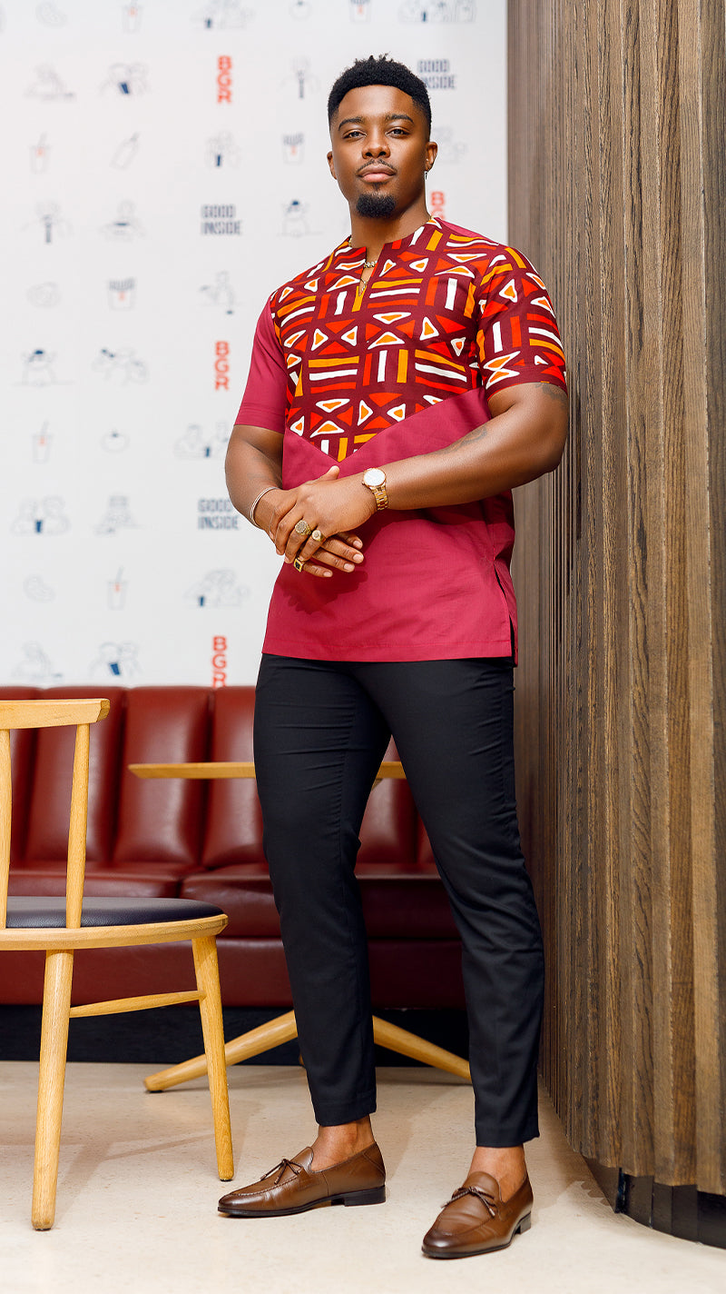 The Casablanca Shirt - Maroon