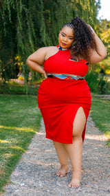 Mushi Dress - Red