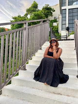 Kigali Dress long (Black)