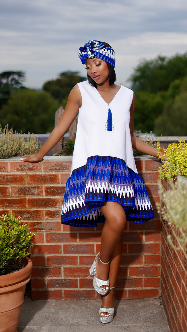 Mzansi Dress- white