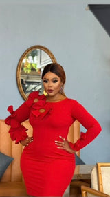 Red Jewel Dress