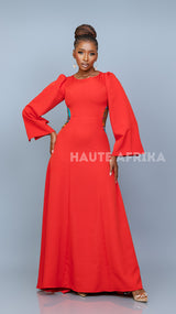 The Warri Dress red