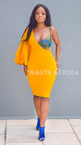 The Queen Dress yellow